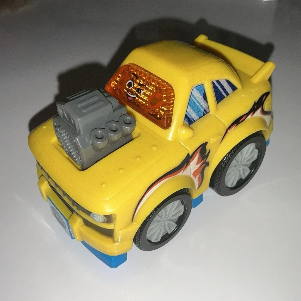 VTech Go Go Smart Wheels Toot Toot Confident Stunt Car Yellow Tested Works Great